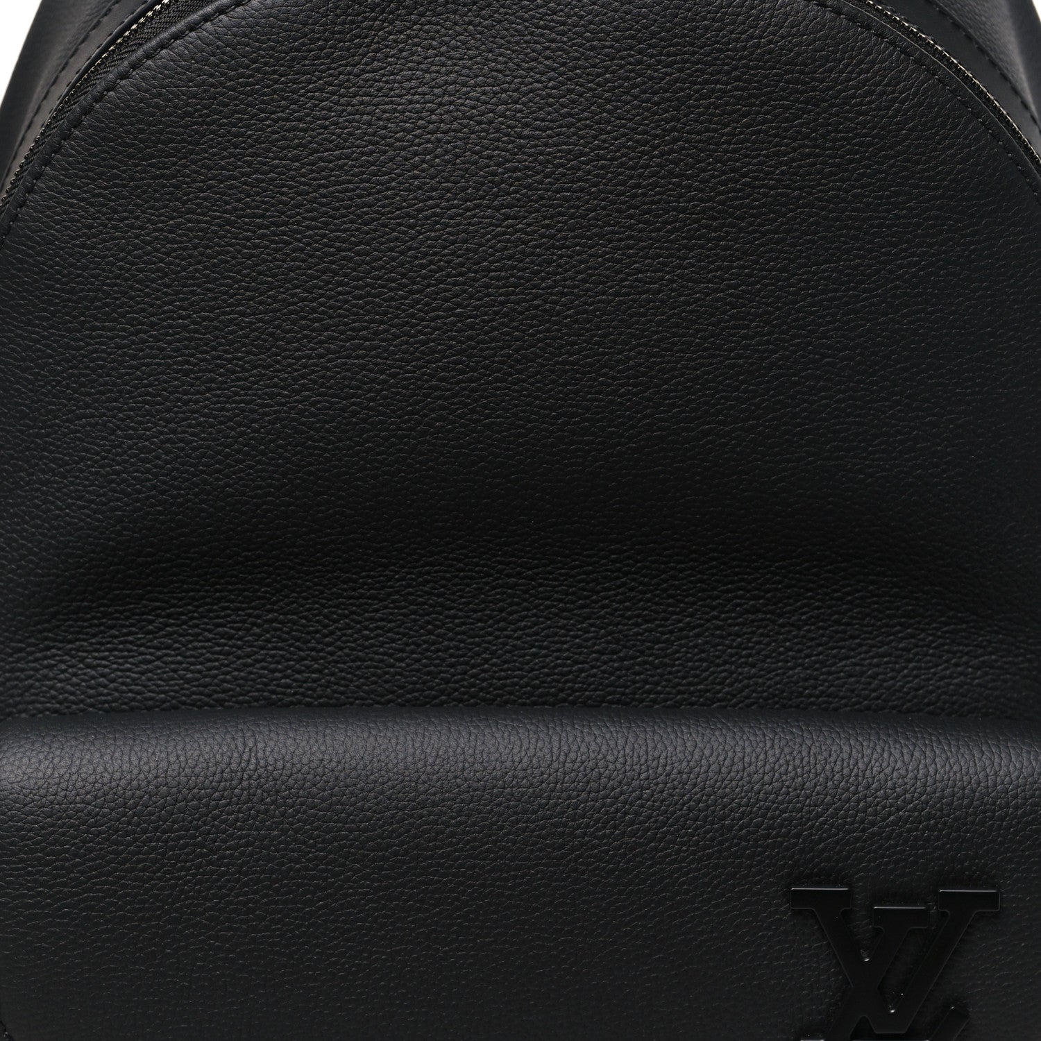 Louis Vuitton Grained Calfskin Aerogram Takeoff Backpack Black