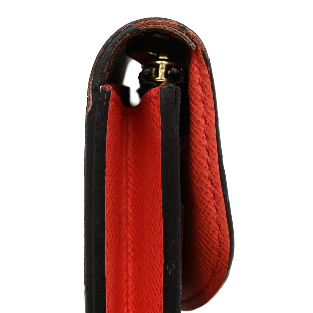 Louis Vuitton Monogram Emilie Wallet Poppy