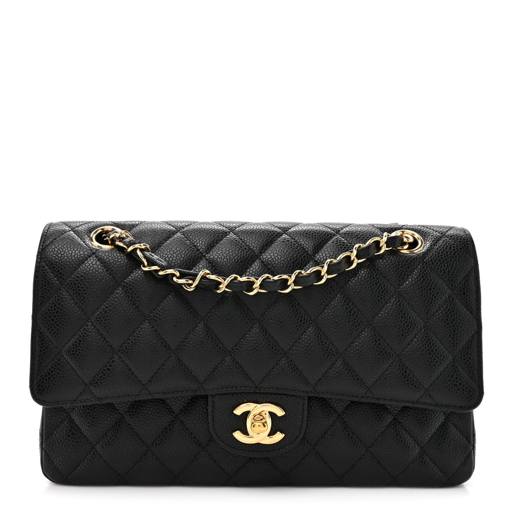 Chanel Caviar Quilted Medium Double Flap Black