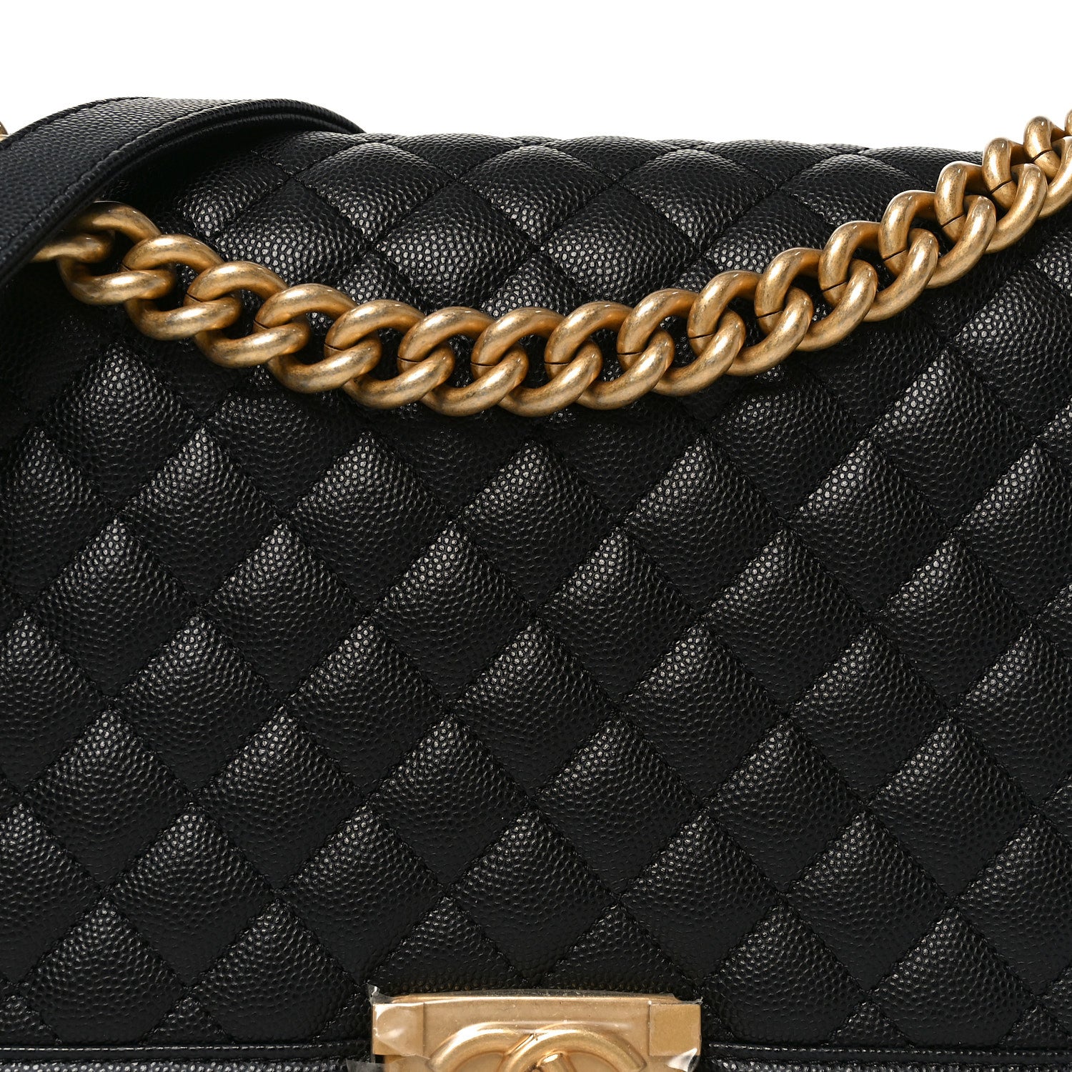 Chanel Caviar Quilted New Medium Boy Flap Black