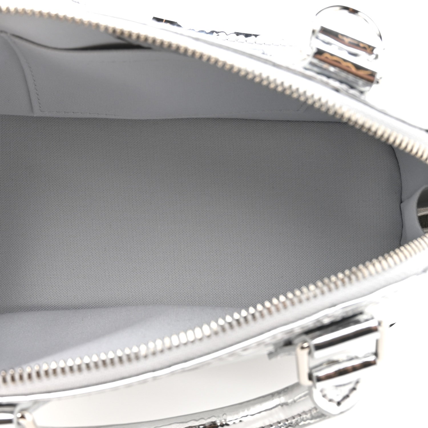 Louis Vuitton Monogram Miroir Alma BB Silver
