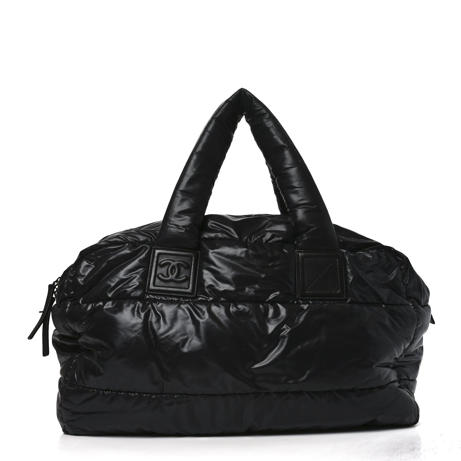 Chanel Nylon Coco Cocoon Large Reversible Tote Black