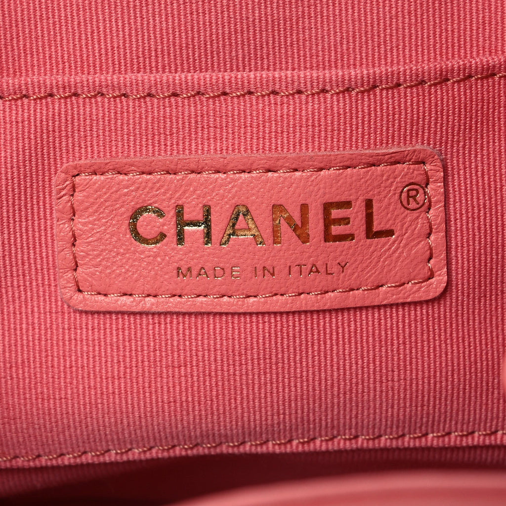 Chanel Lambskin Quilted Small Duma Drawstring Backpack Pink