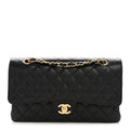 Chanel Caviar Quilted Medium Double Flap Black