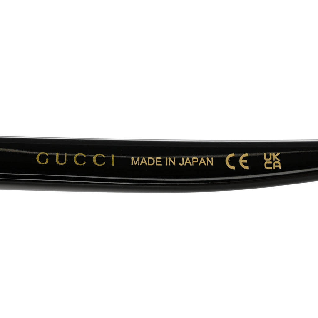 Gucci Acetate Round Sunglasses GG1067S White Black