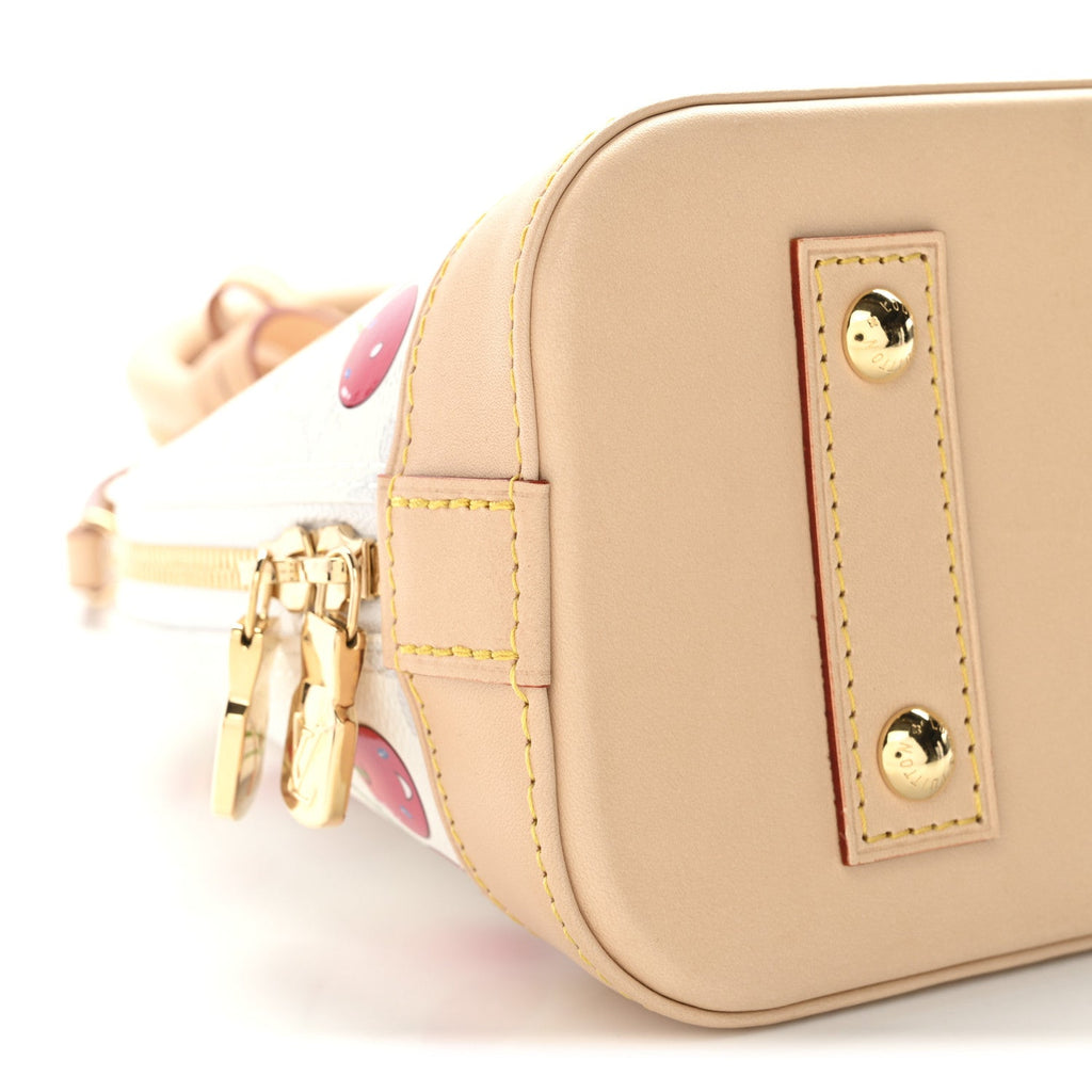 Louis Vuitton LV X TM Monogram Cerises Alma BB White