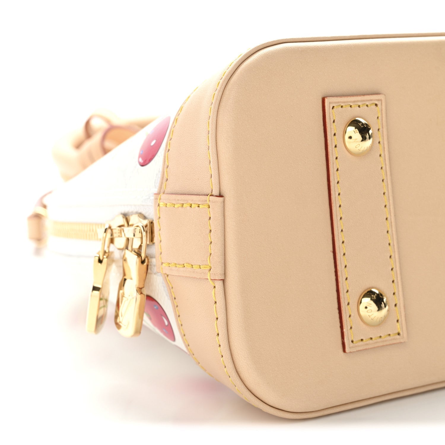 Louis Vuitton LV X TM Monogram Cerises Alma BB White
