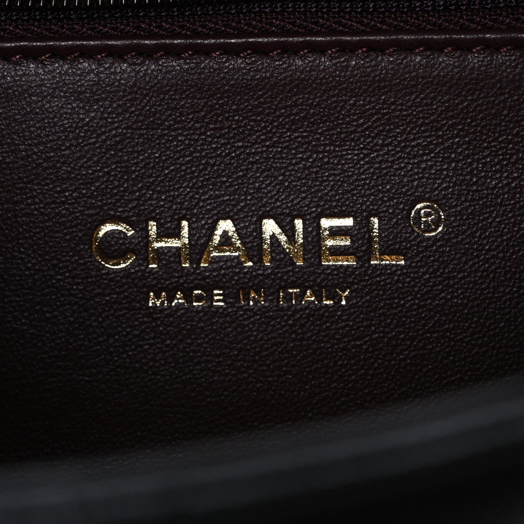 Chanel Caviar Quilted Maxi East West Coco Handle Flap Black