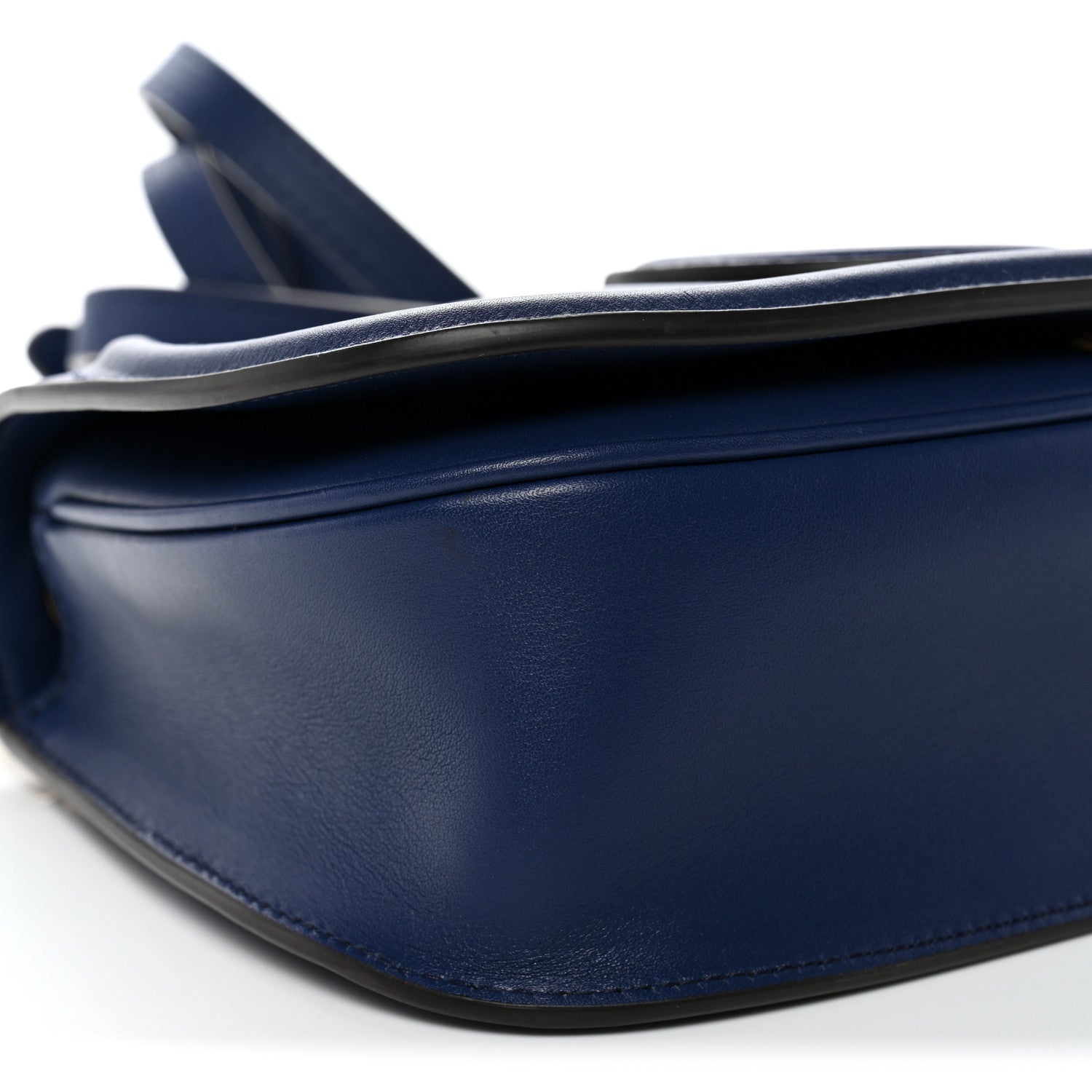 Gucci Roxy Calfskin Medium Blondie Top Handle Bag Blue Agata
