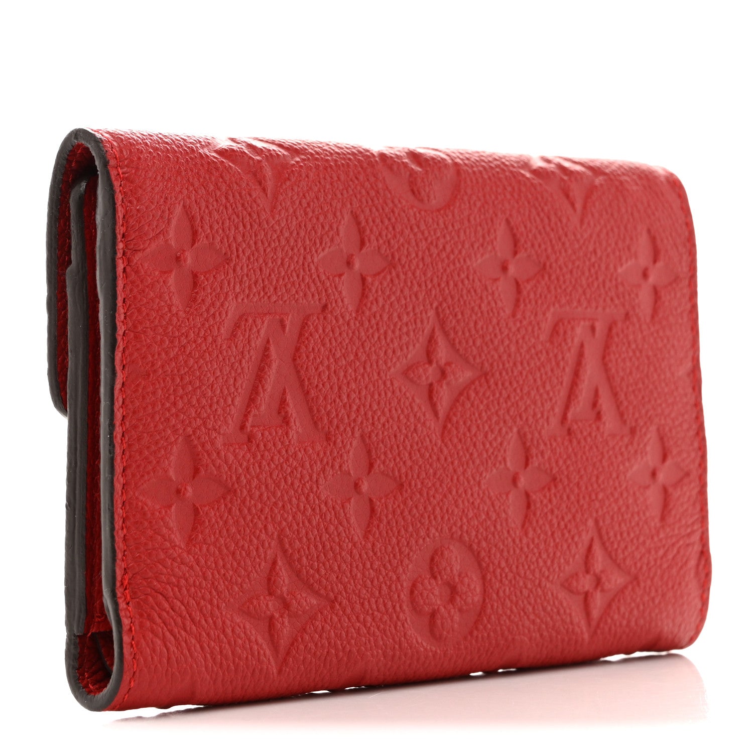 Louis Vuitton Empreinte Compact Curieuse Wallet Cherry