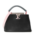 Louis Vuitton Taurillon Capucines BB Black General Blue Pink