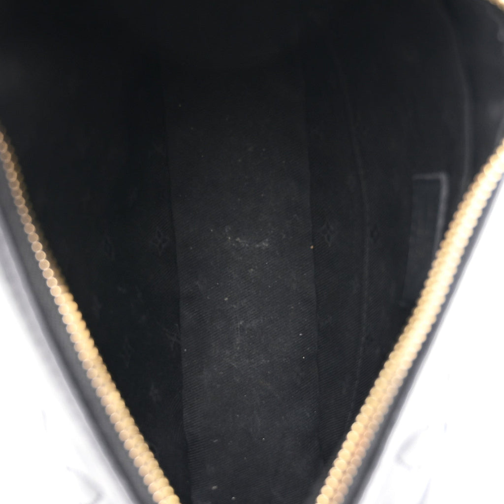 Louis Vuitton Calfskin Bubblegram Over The Moon Black