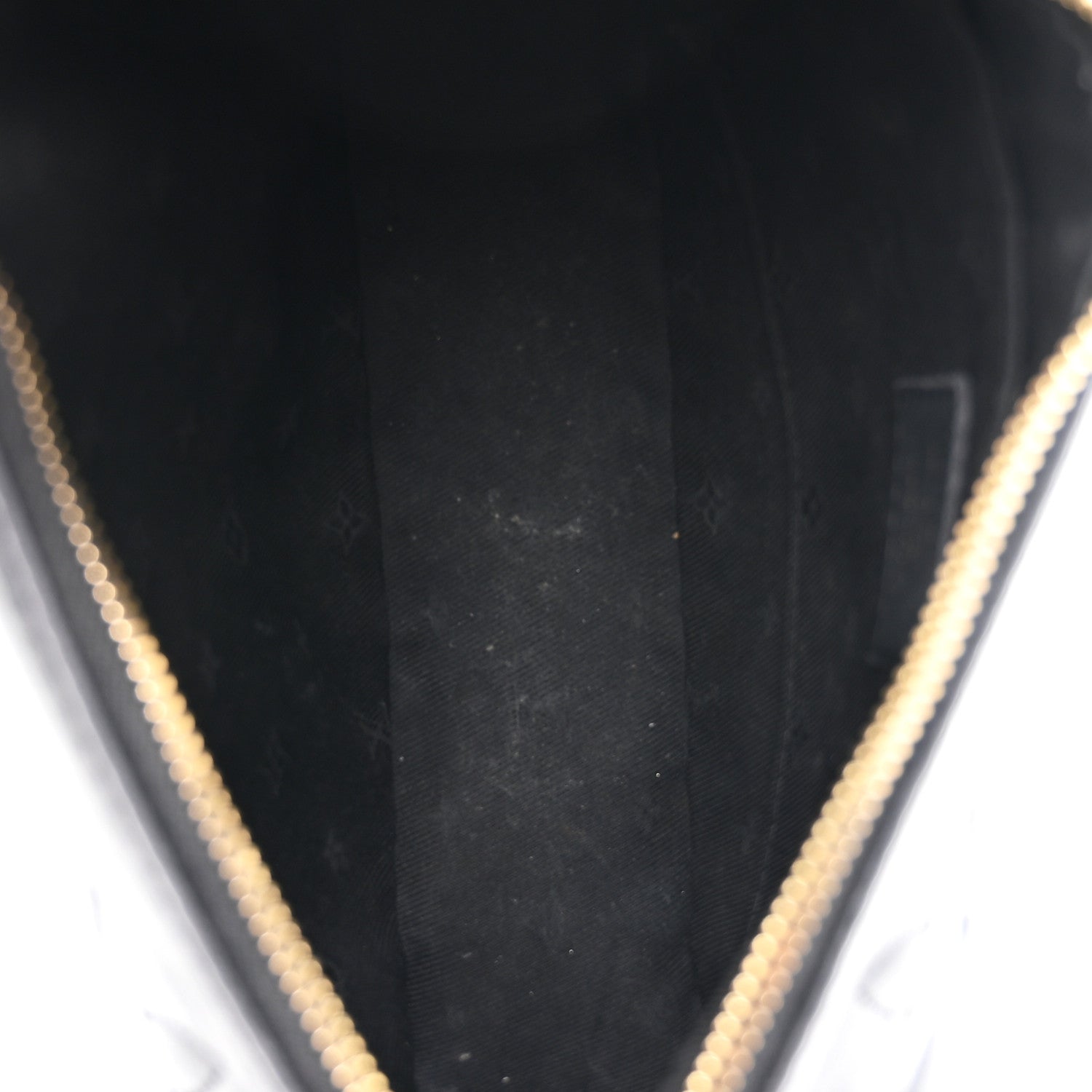 Louis Vuitton Calfskin Bubblegram Over The Moon Black