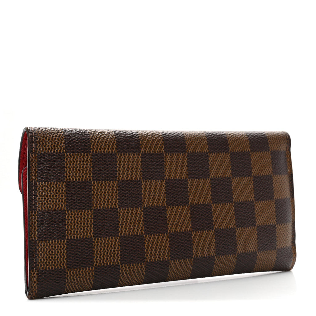Louis Vuitton Damier Ebene Josephine Wallet Red