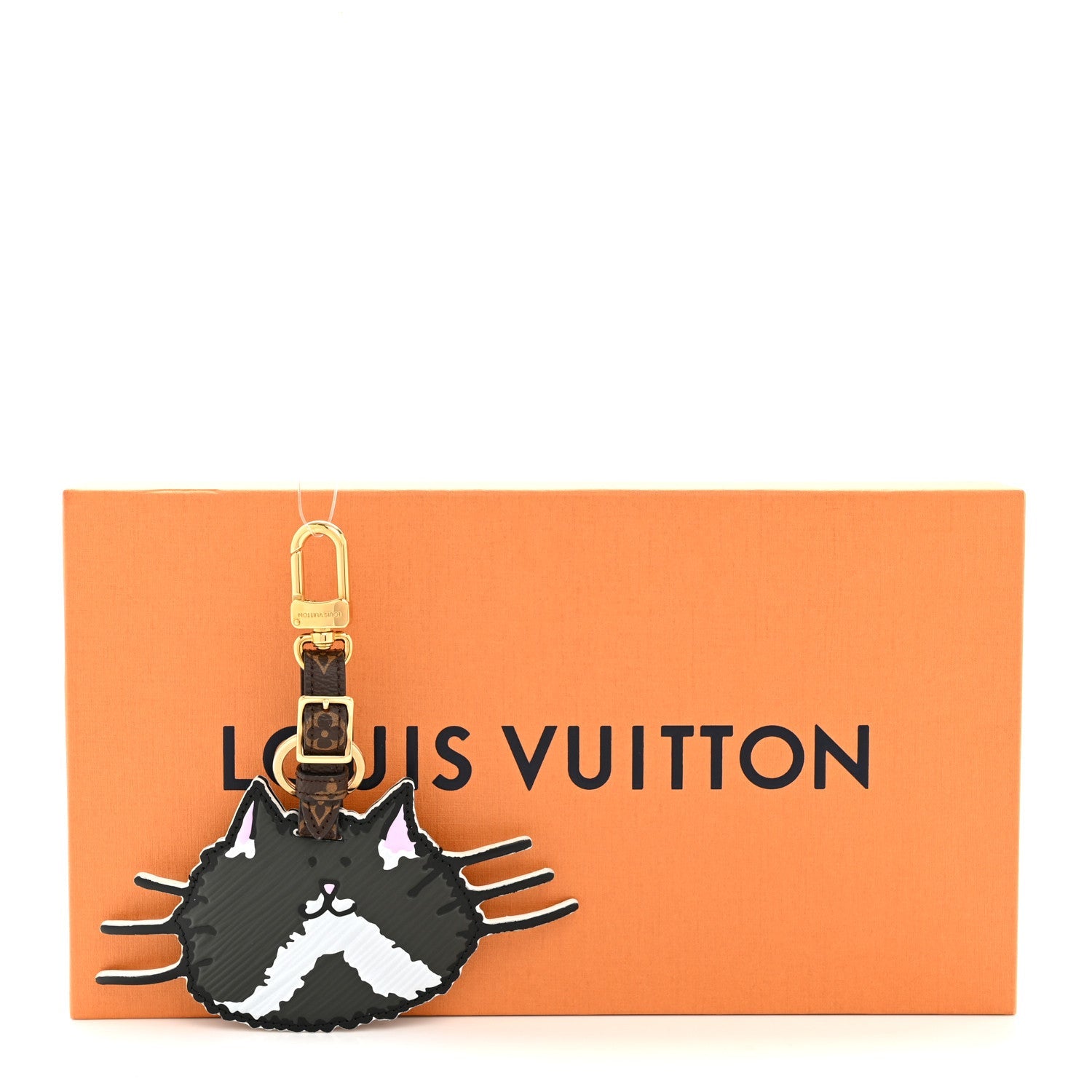 Louis Vuitton Epi Monogram Catogram Bag Charm Key Holder Gris