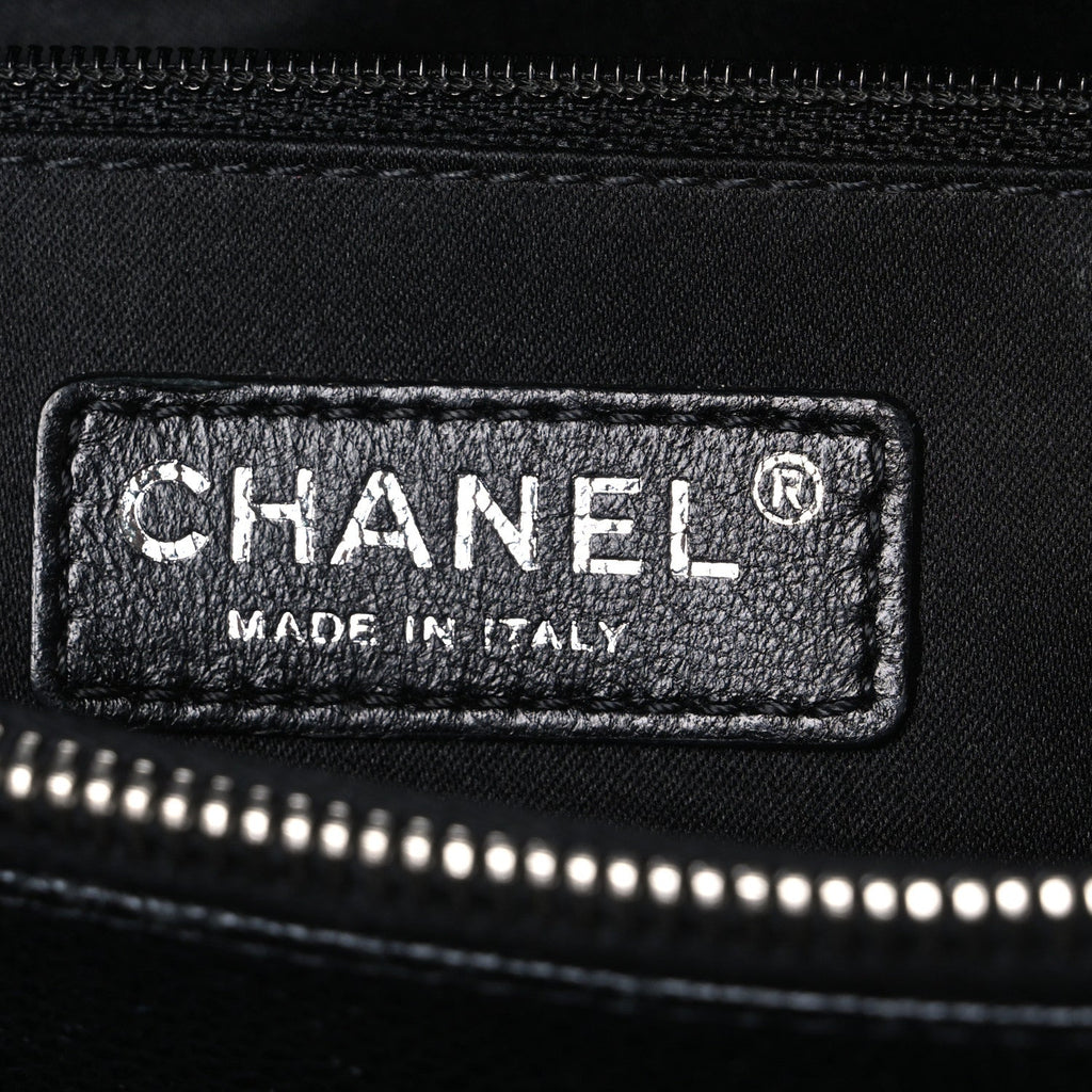 Chanel Caviar Quilted Grand Shopping Tote GST Black