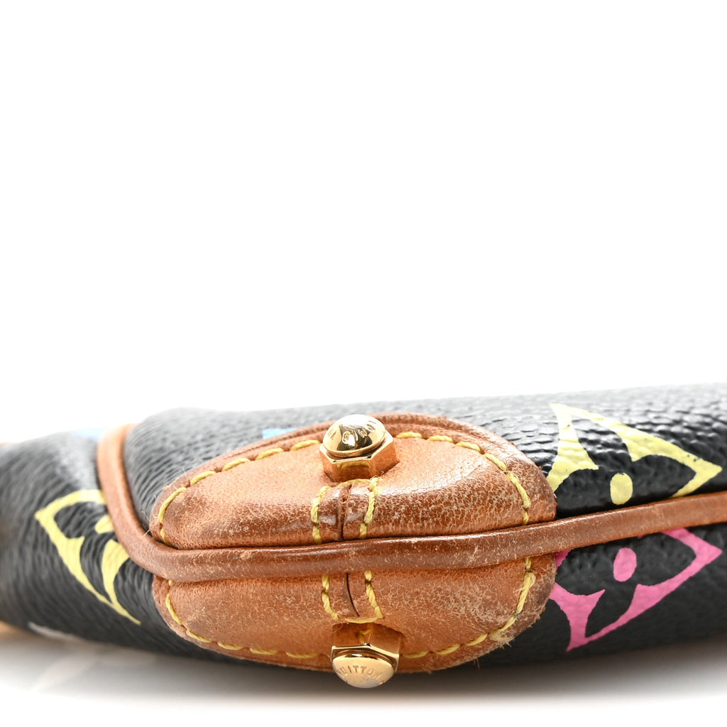 Louis Vuitton Monogram Multicolor Pochette Milla MM Black