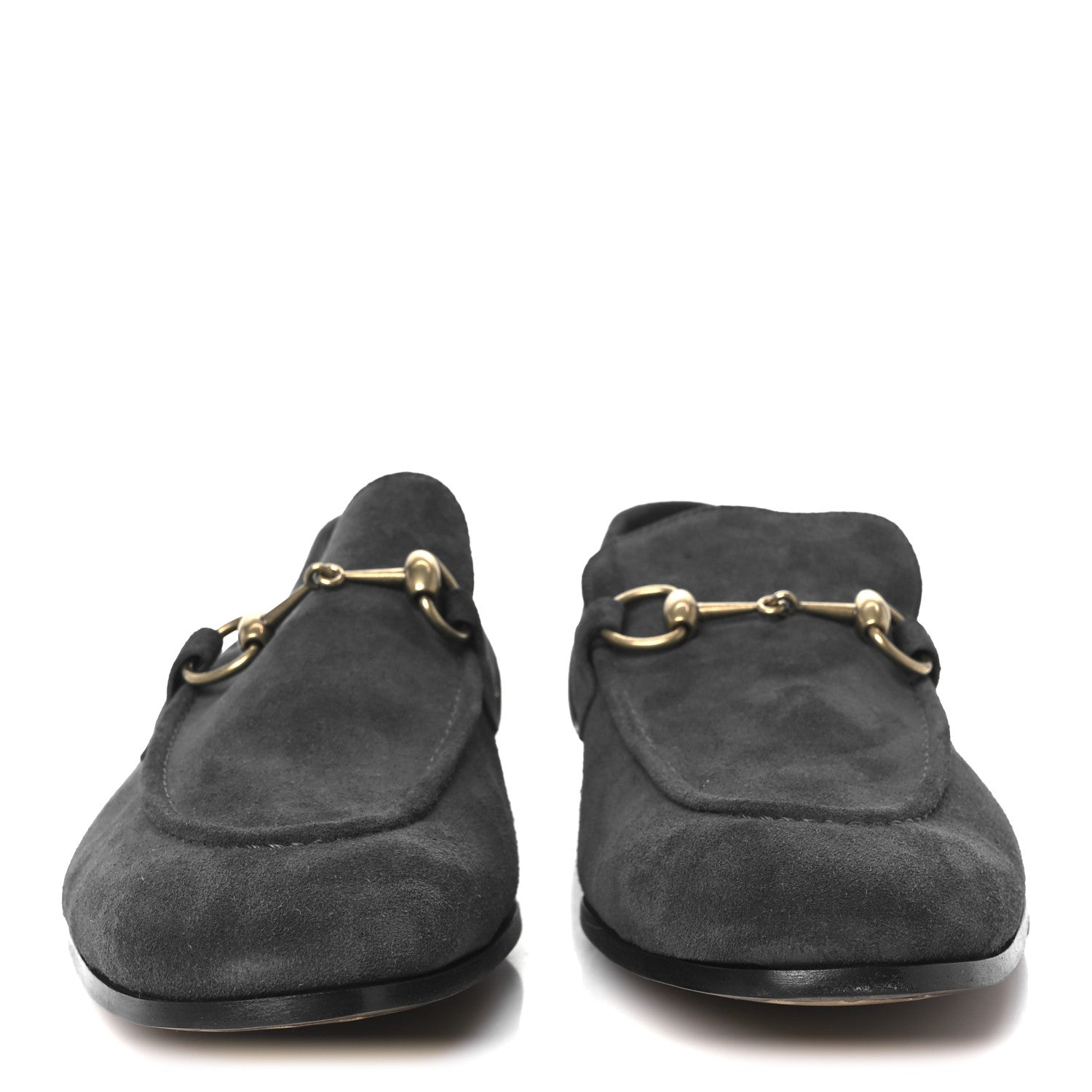 Gucci Suede Horsebit Mens Jordaan Loafers 9.5 Green