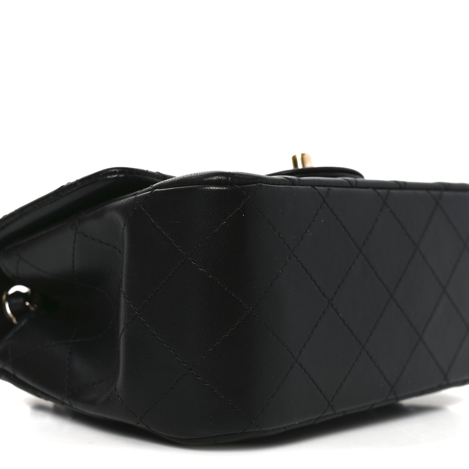 Chanel Lambskin Quilted Mini Square Flap Black