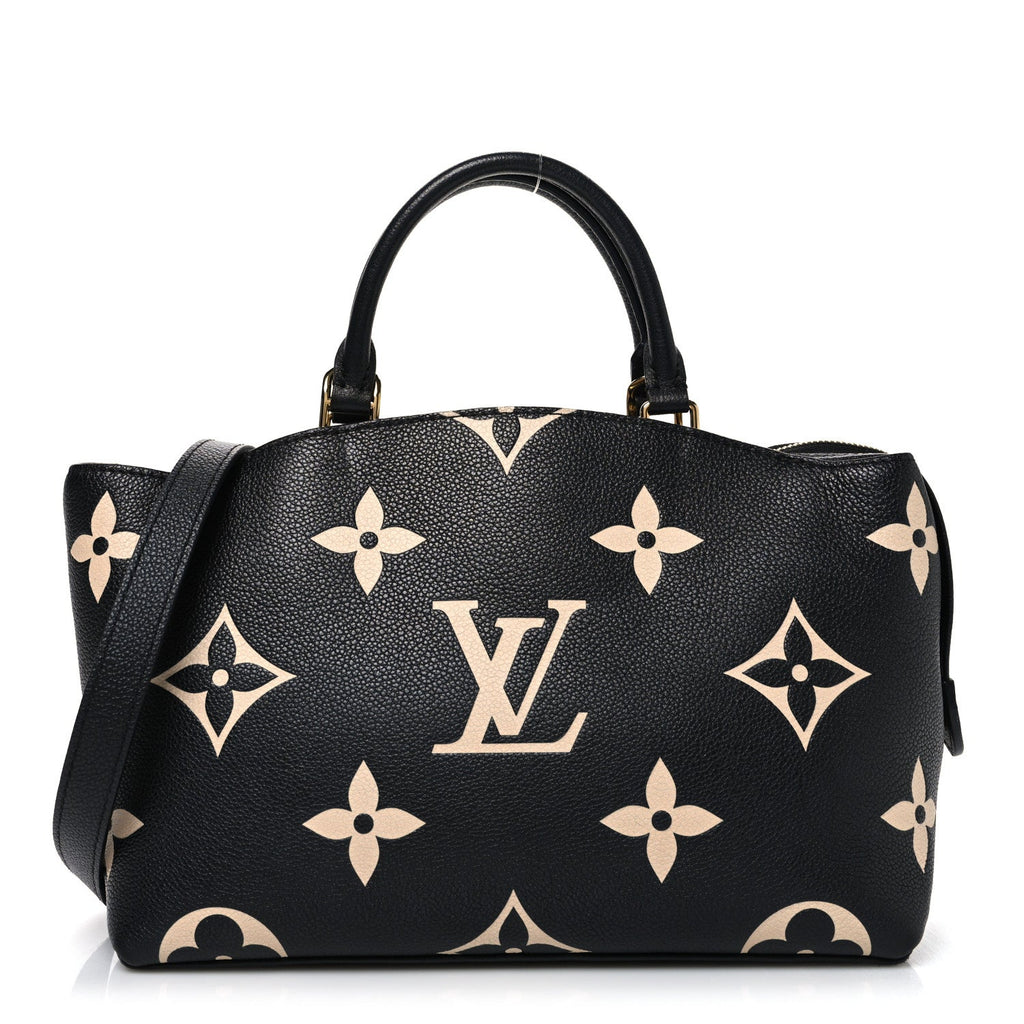 Louis Vuitton Empreinte Monogram Giant Petit Palais Black Beige