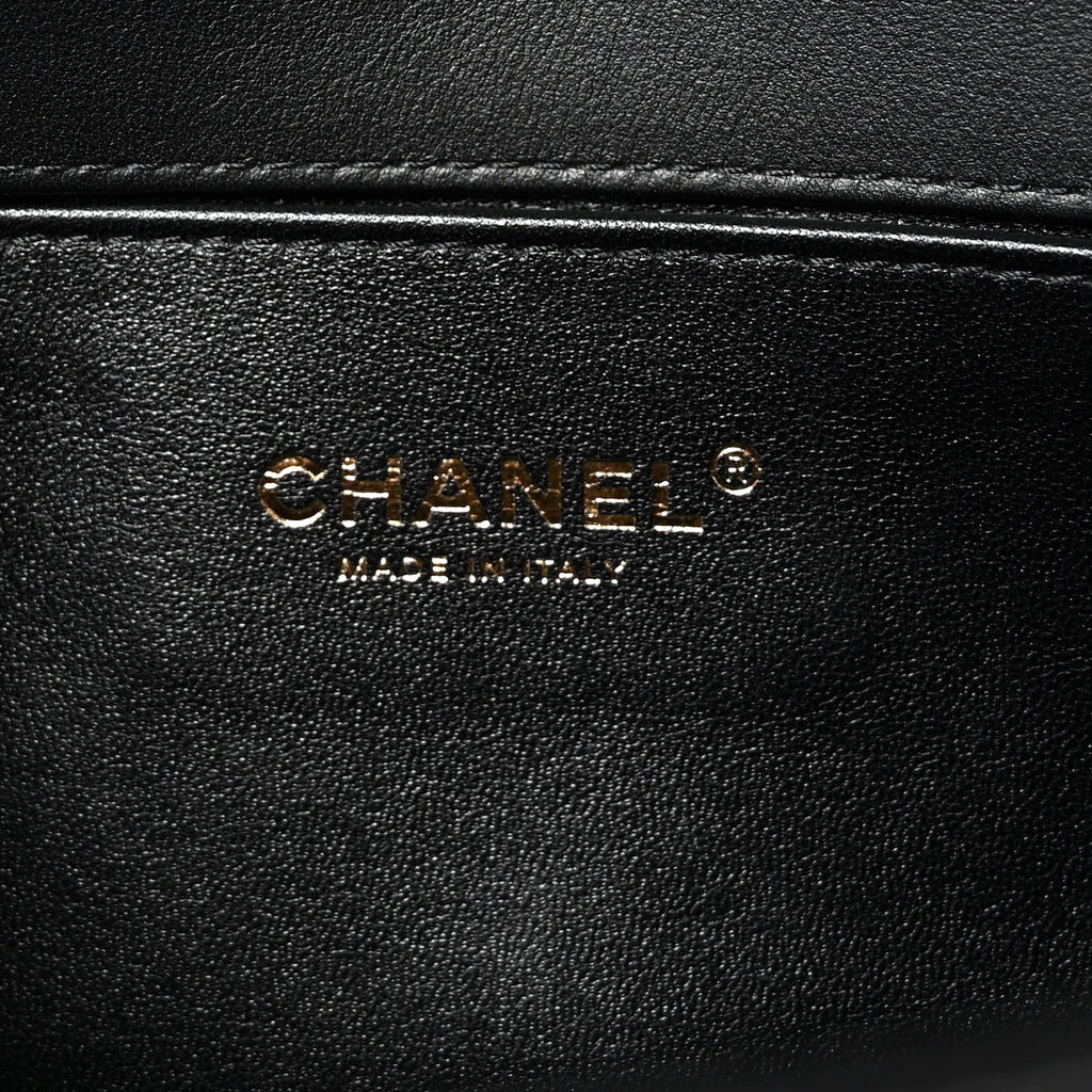 Chanel Calfskin Quilted Medium Boy Flap Black