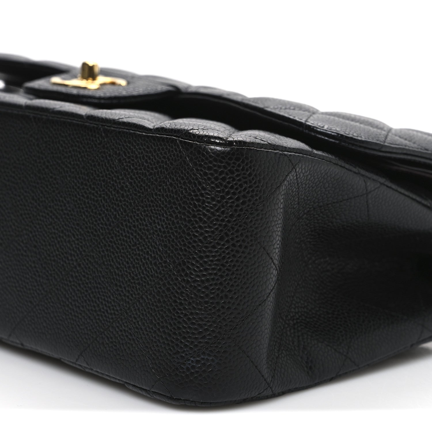Chanel Caviar Quilted Jumbo Double Flap Black