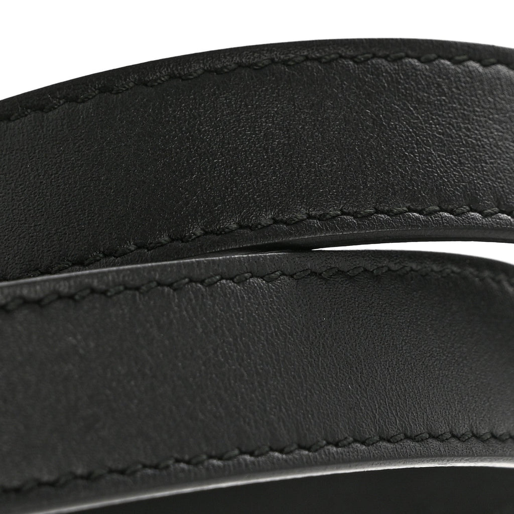 Gucci Calfskin Double G 20mm Belt 80 32 Black