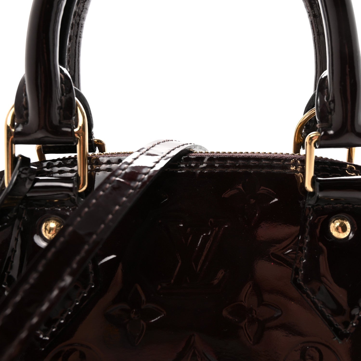 Louis Vuitton Vernis Alma BB Amarante