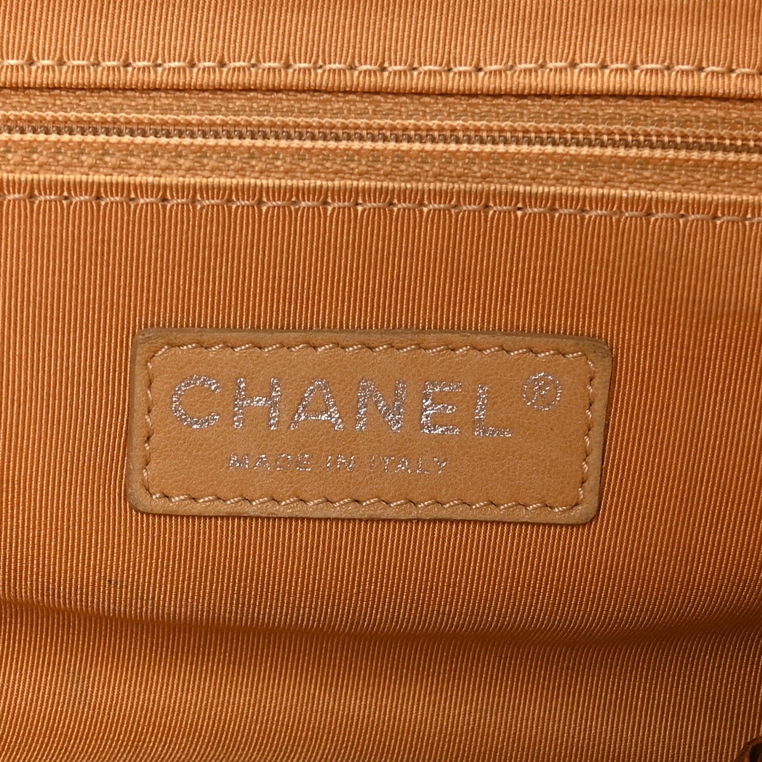 Chanel Washed Lambskin Medium Chain Around Messenger Brown