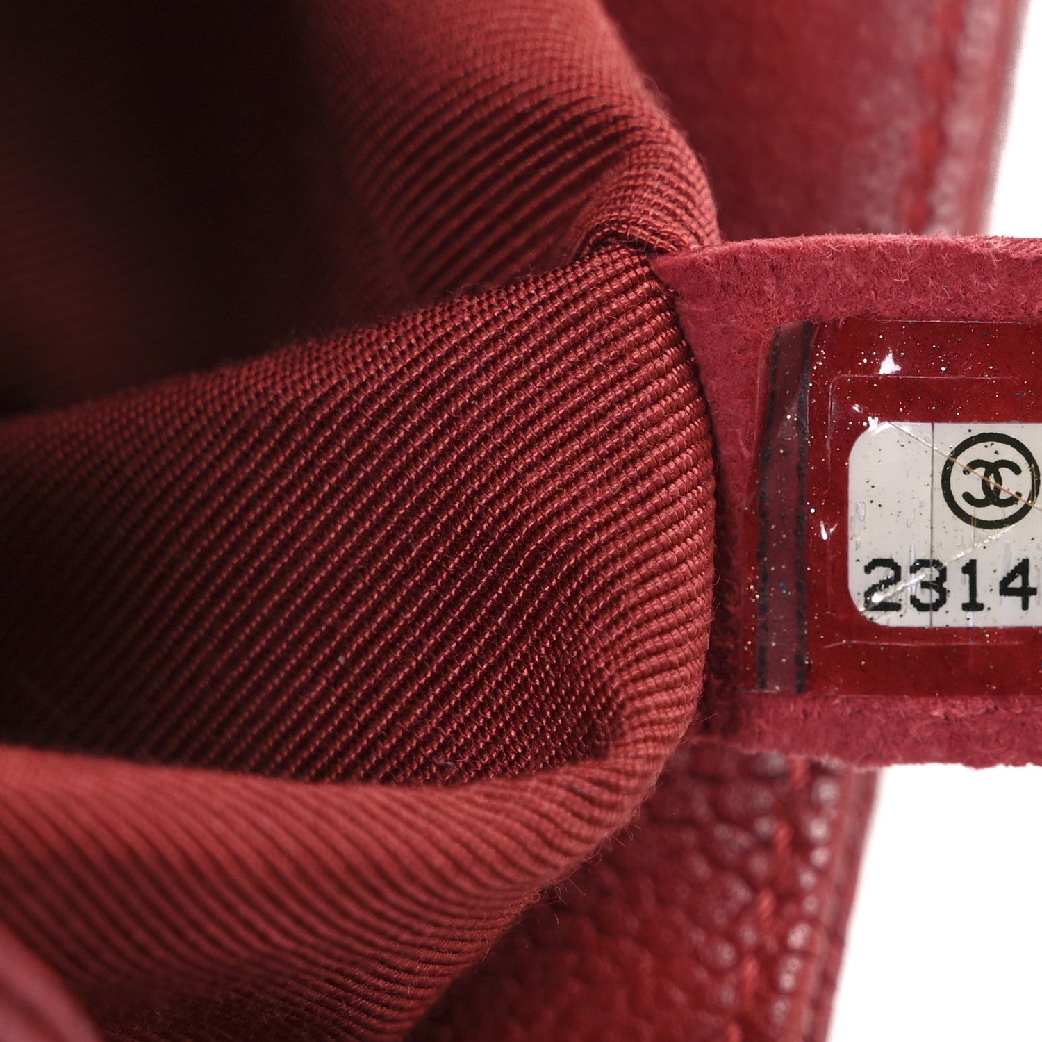 Chanel Caviar Quilted Medium Boy Flap Red