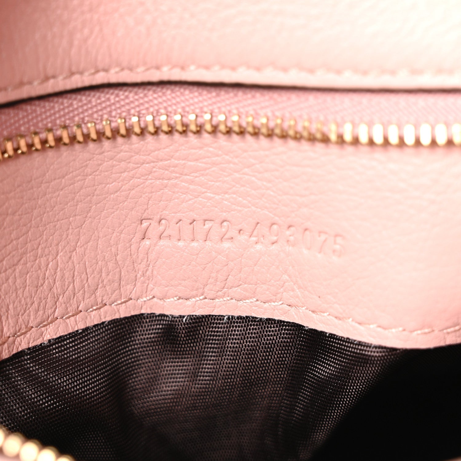 Gucci Roxy Calfskin Web Medium Blondie Top Handle Shoulder Flap Bag Powder Pink