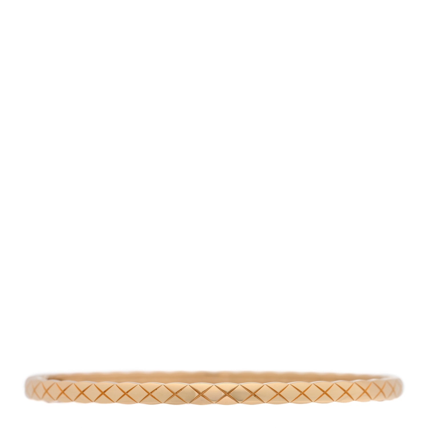 18K Yellow Gold Mini Coco Crush Bangle Bracelet L