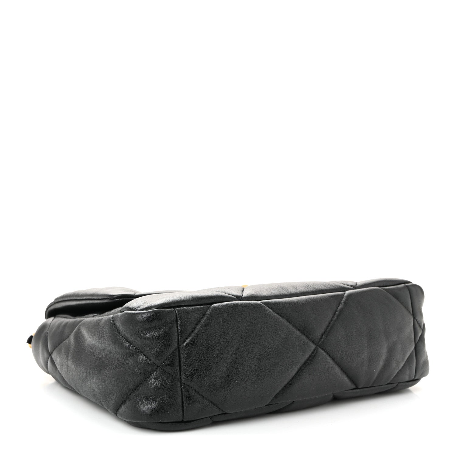 Chanel Lambskin Quilted Medium Chanel 19 Flap Black