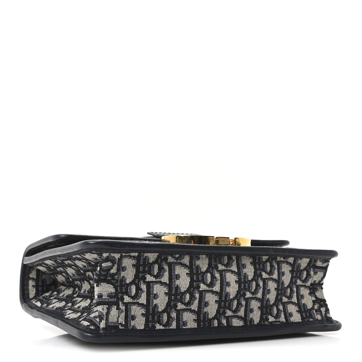 Christian Dior Oblique 30 Montaigne Flap Bag Blue