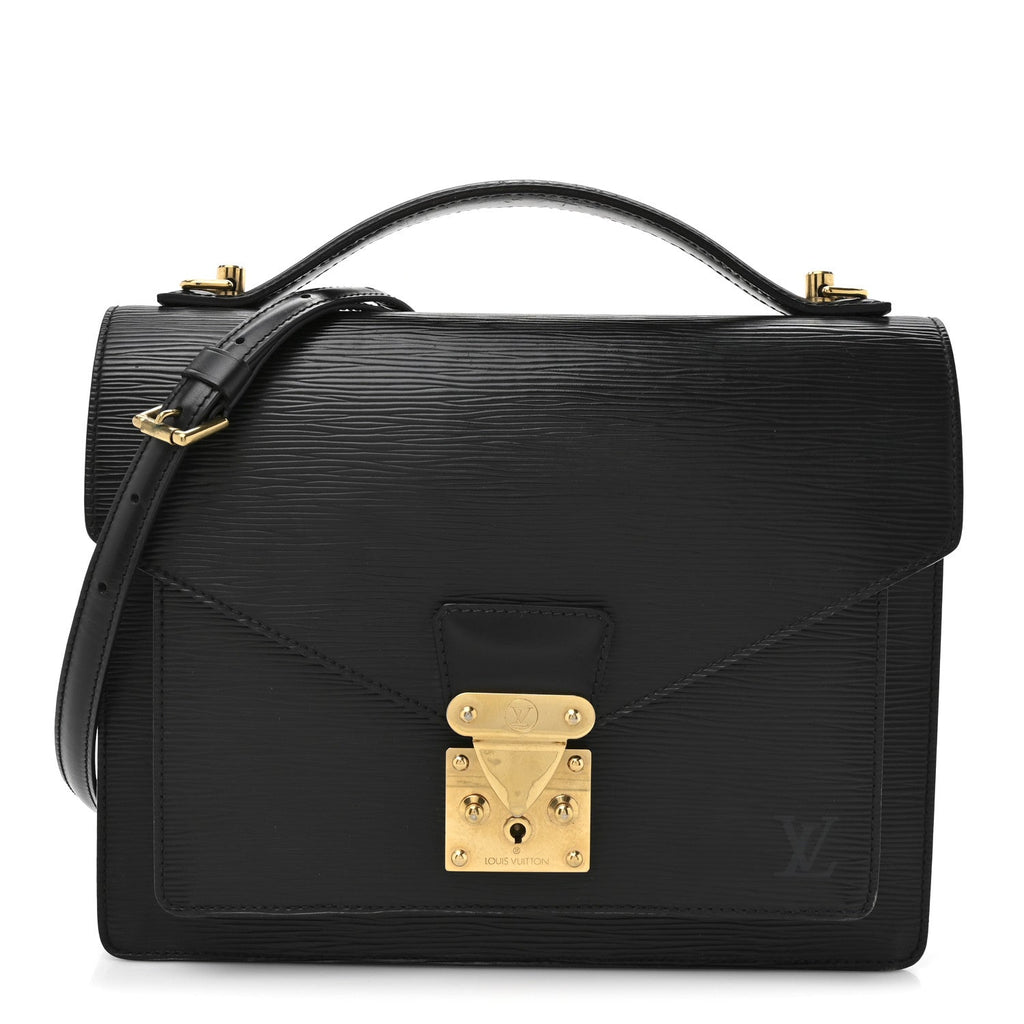 Louis Vuitton Epi Monceau Black