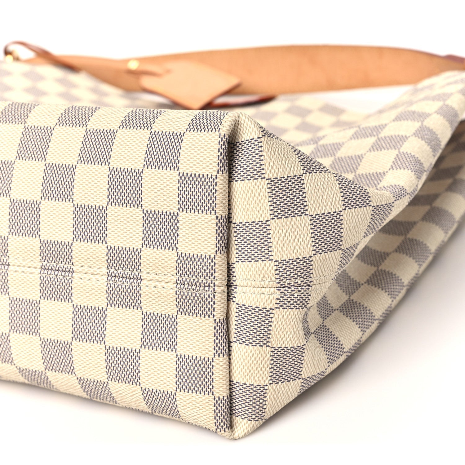 Louis Vuitton Damier Azur Graceful MM Rose Ballerine