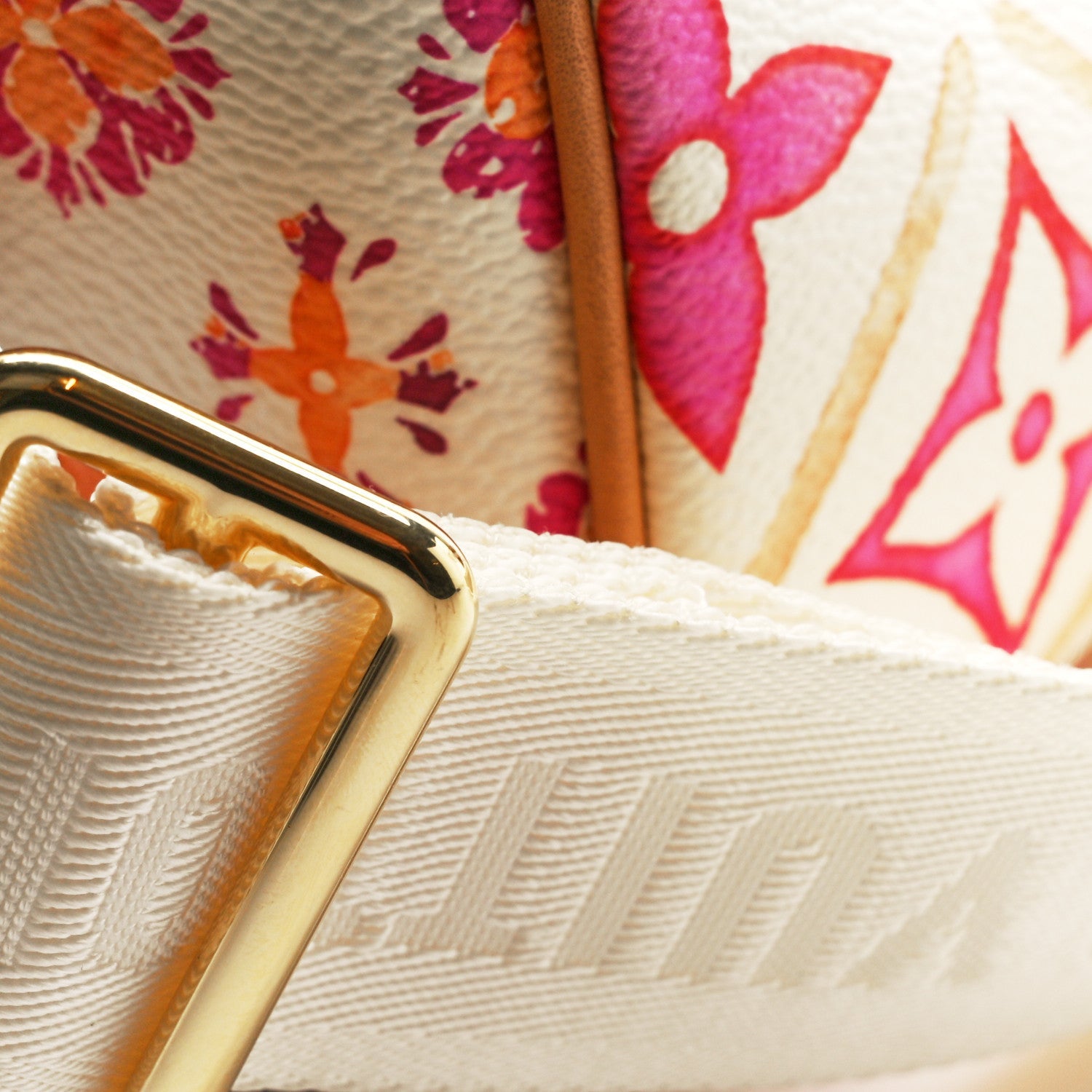 Louis Vuitton Monogram Tiles By The Pool  Speedy 20 Coral