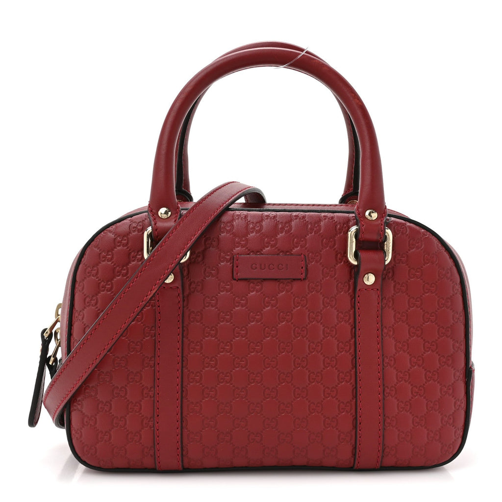 Gucci Soft Microguccissima Small Crossbody Bag Rosso