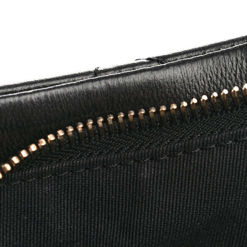 Chanel Lambskin Quilted CC Links Hobo Black