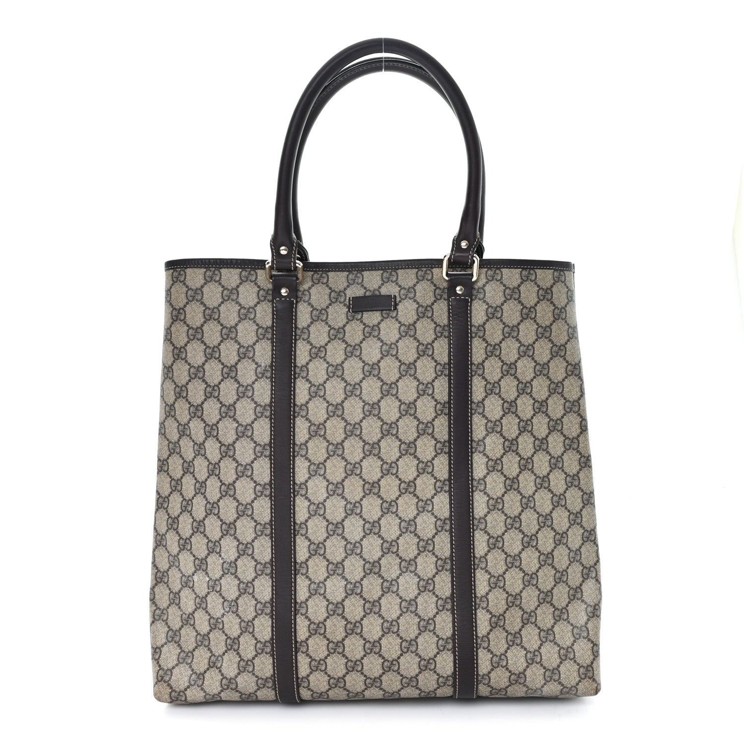 Gucci GG Plus Monogram Joy Vertical Tote Dark Brown