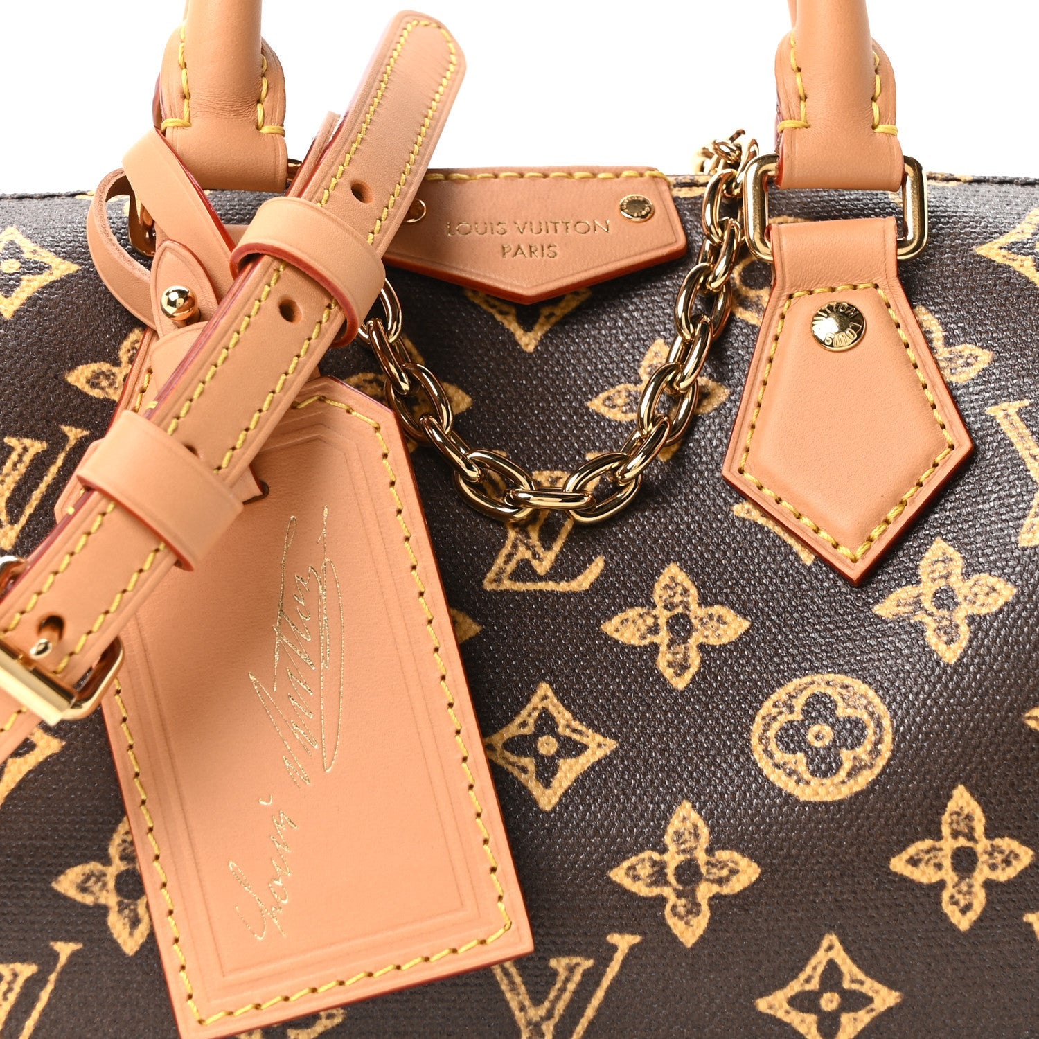 Louis Vuitton Monogram Origine Speedy Trunk 20 Ebene