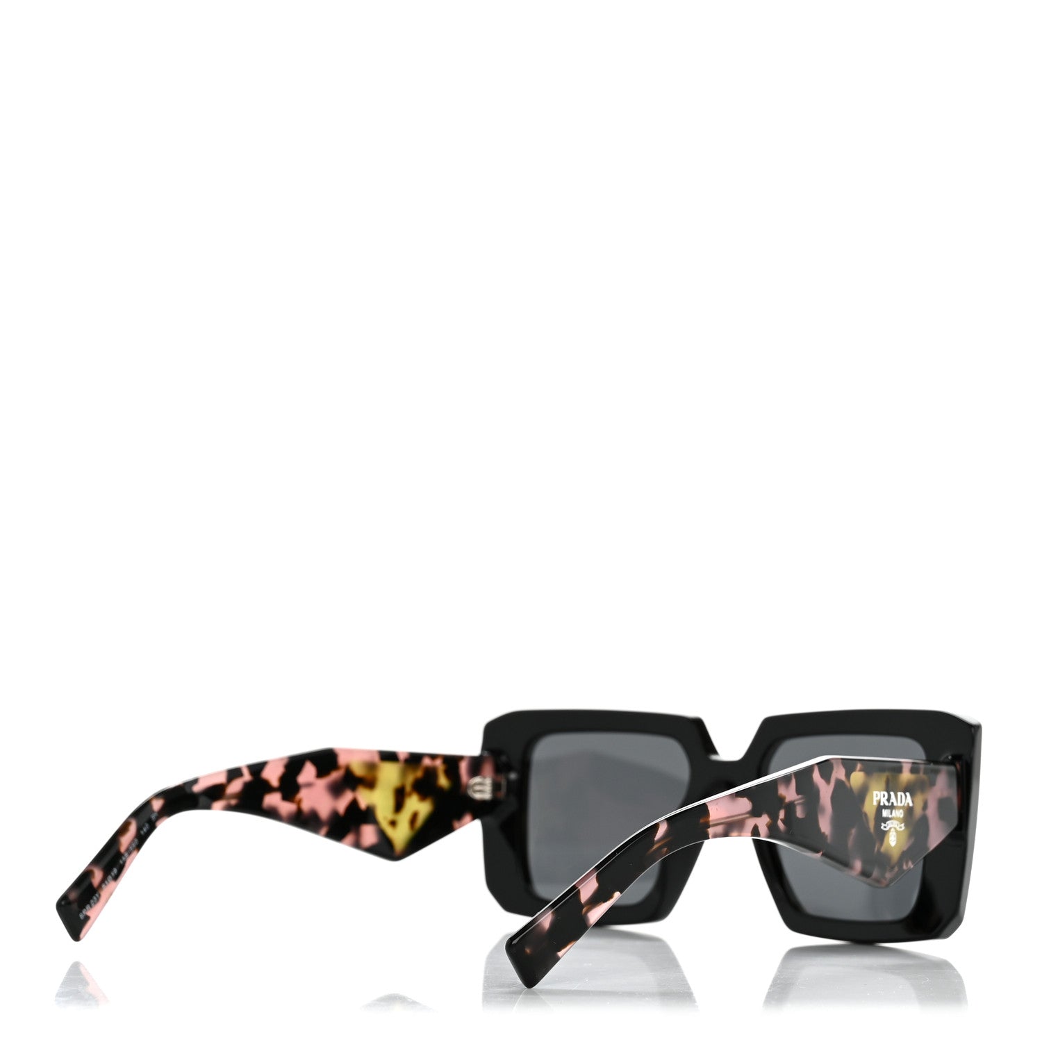 Prada Acetate Symbole Sunglasses SPR 23Y Slate Grey