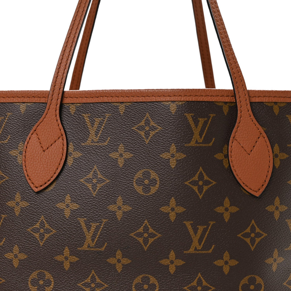 Louis Vuitton Monogram Calfskin Neo Neverfull Inside Out MM Tan