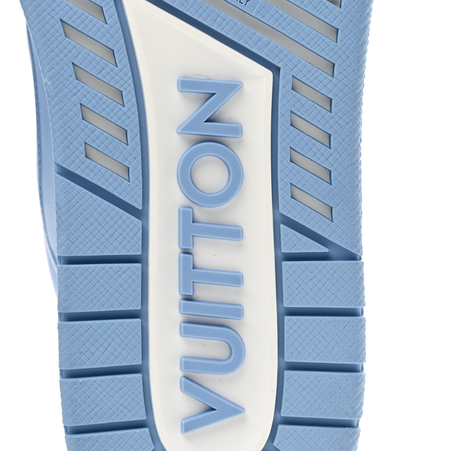 Louis Vuitton Calfskin Mens LV Trainer Sneakers 9 Blue