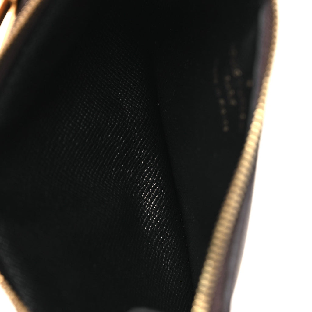 Louis Vuitton Monogram Recto Verso Card Holder Black