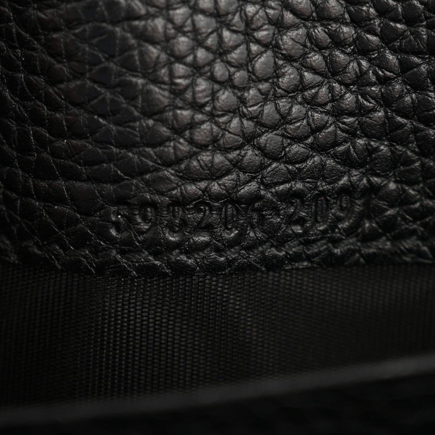 Gucci Pebbled Calfskin Large Soho Continental Wallet Black