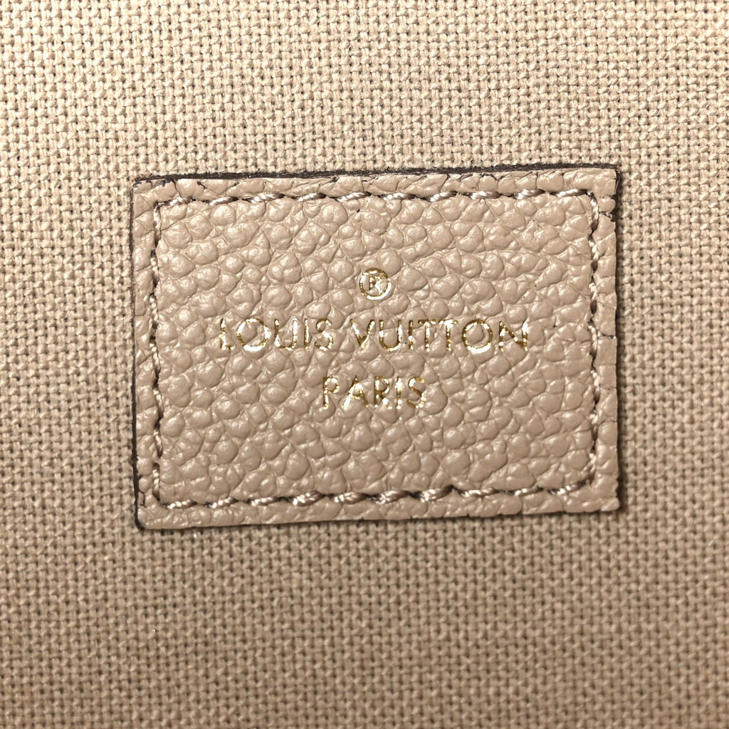 Louis Vuitton Empreinte Monogram Giant Felicie Pochette Tourterelle Creme