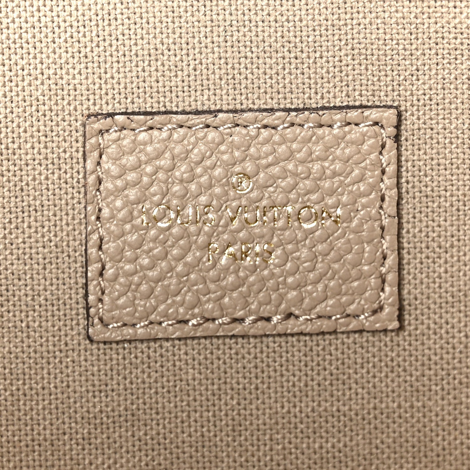 Louis Vuitton Empreinte Monogram Giant Felicie Pochette Tourterelle Creme