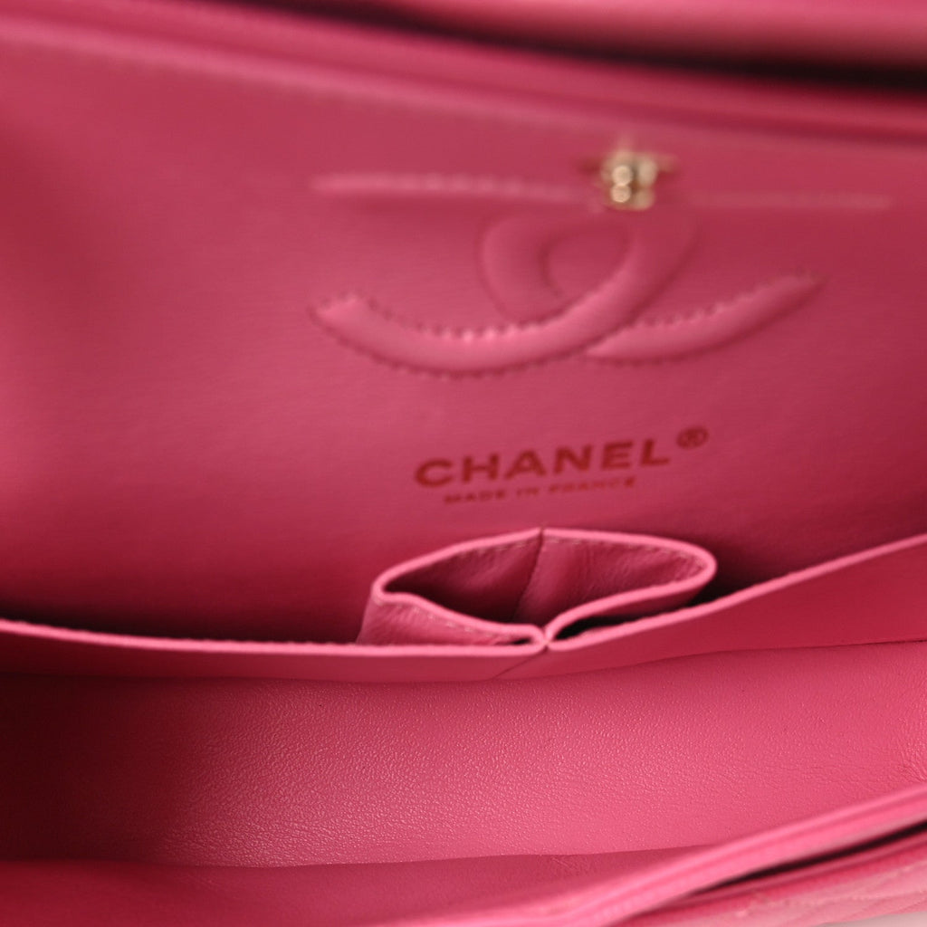 Chanel Caviar Quilted Small Double Flap Pink