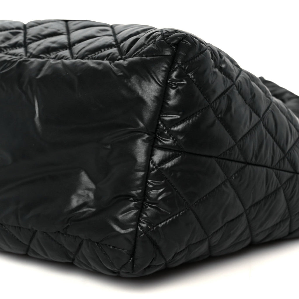 Chanel Nylon Quilted Small Coco Cocoon Tote Black